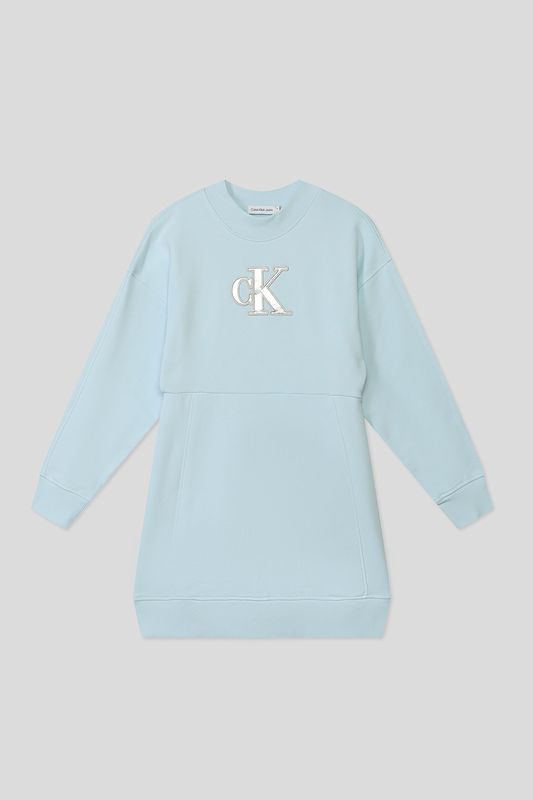 Платье хлопковое с принтом Calvin Klein Jeans