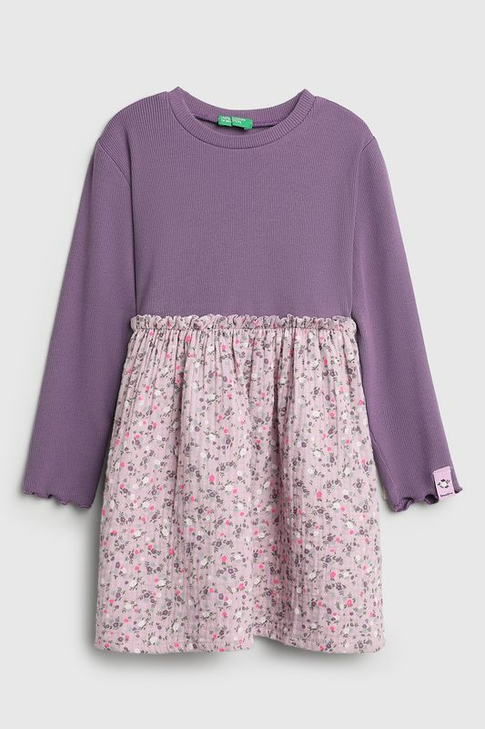 Платье хлопковое с пышной юбкой Benetton