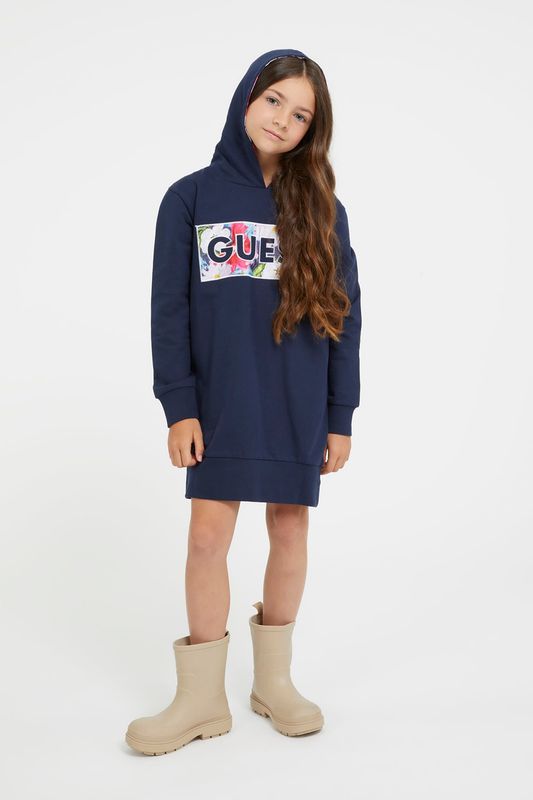 Платье-худи с логотипом Guess