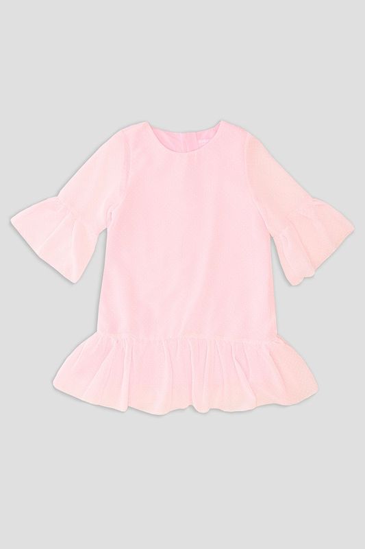 Платье из поплина и шифона EVIKA KIDS