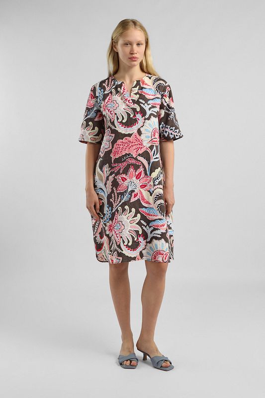 Платье льняное с коротким рукавом Gerry Weber