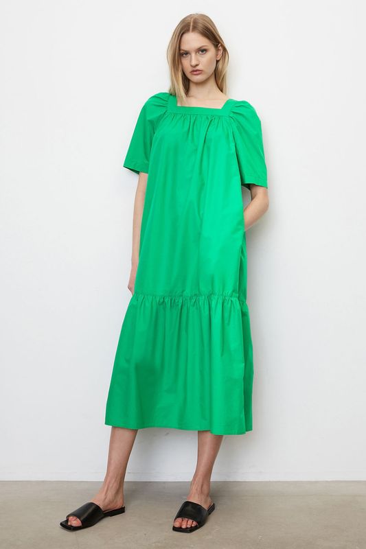 Платье миди из смеси хлопка и лиоцелла Marc O'Polo