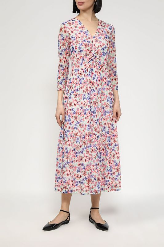 Платье с V-вырезом и принтом Gerry Weber