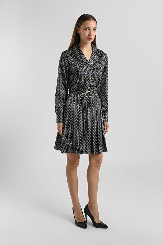 Платье с юбкой в складку и поясом Marciano by Guess
