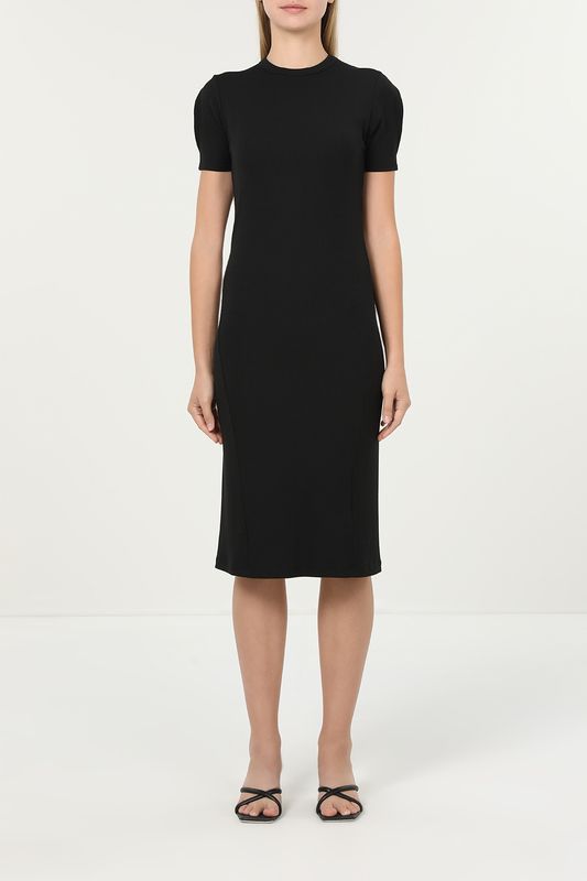 Платье трикотажное с рукавами фонарик Calvin Klein