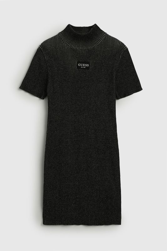 Платье вязаное с воротником стойкой Guess