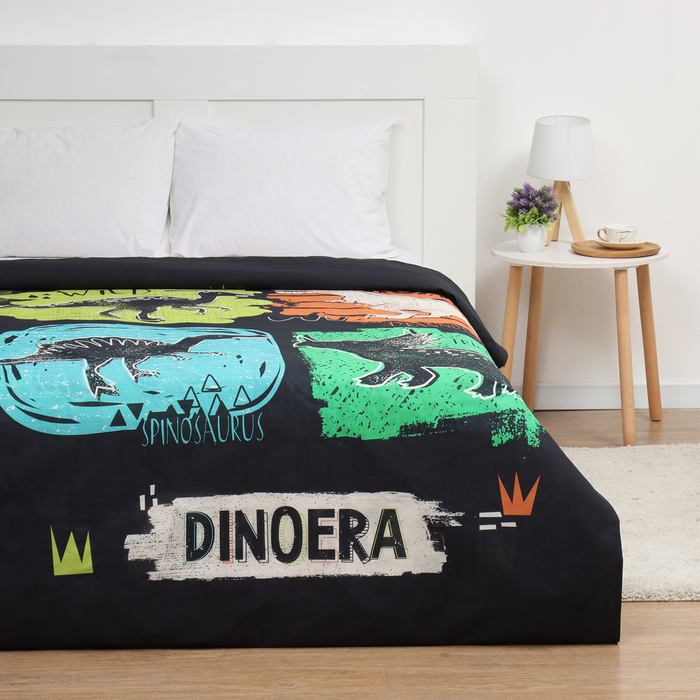 Пододеяльник 1.5-спальный «Этель» Dinoera, 143×215 см, бязь