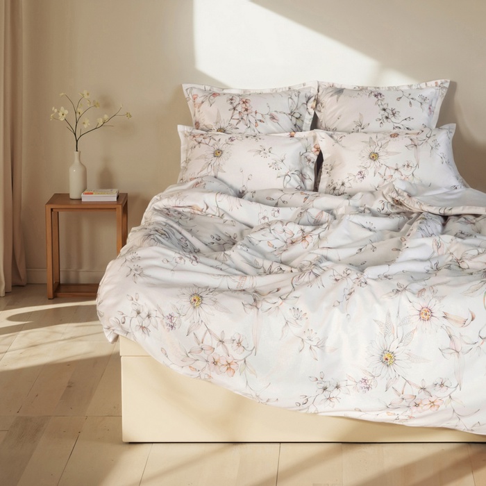 Пододеяльник евро SL Home Floral cover, 200×220 см, сатин