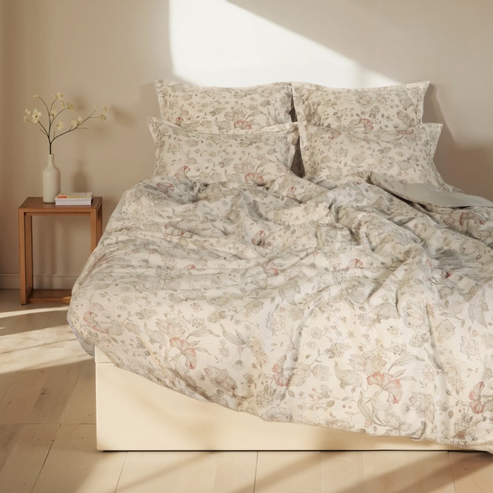 Пододеяльник евро SL Home Flower glade, 200×220 см, сатин
