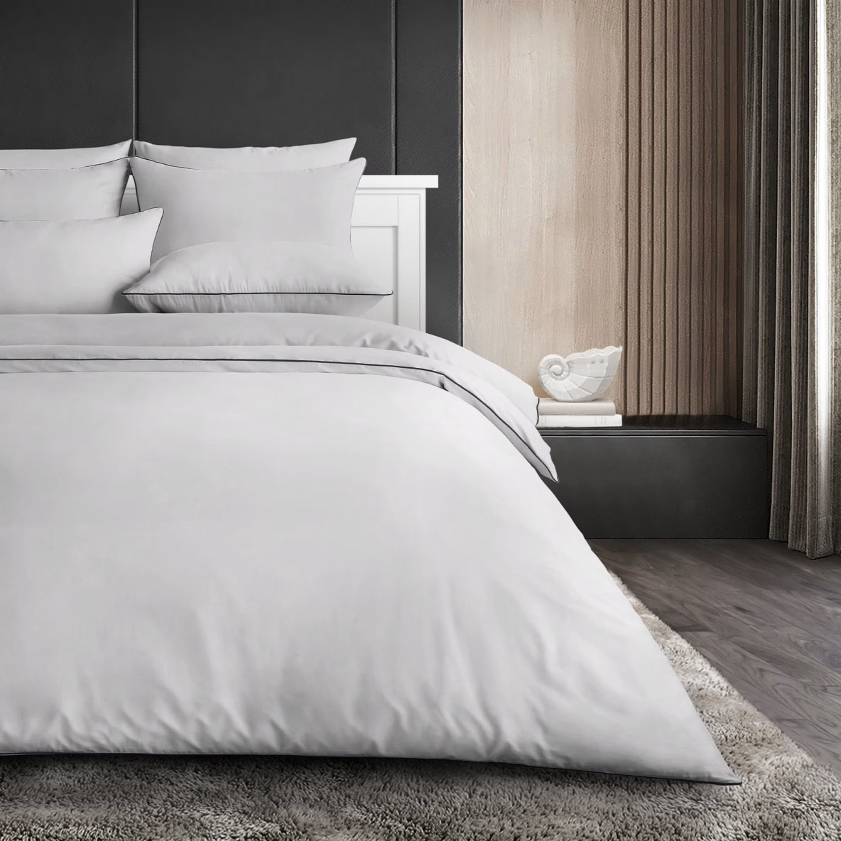 Пододеяльник Soft Silver Благородное серебро 148х215 см