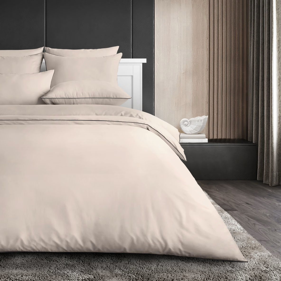 Пододеяльник Soft Silver Песчаный берег 148х215 см