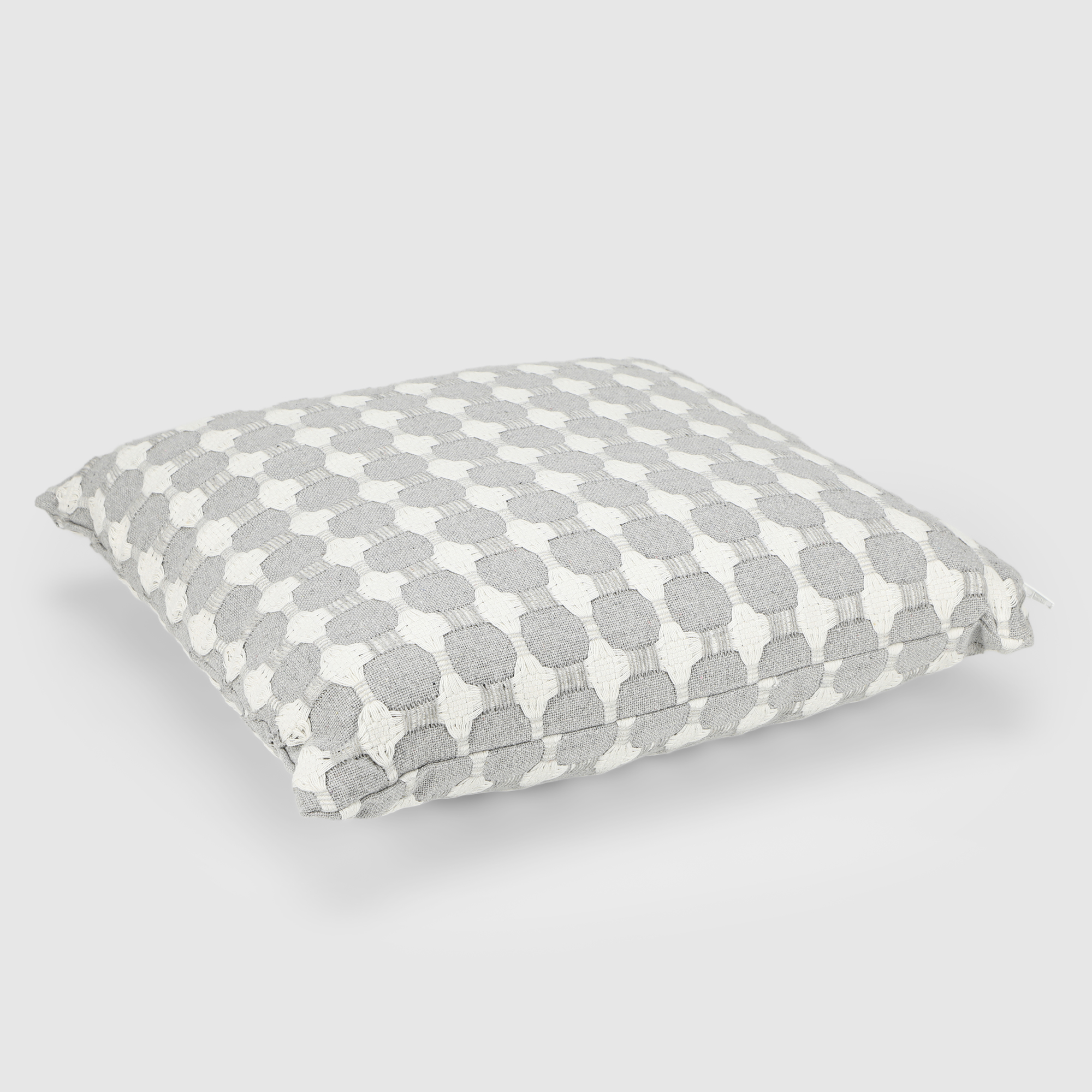 Подушка декоративная Homelines textiles circles светло-серый 45х45 см