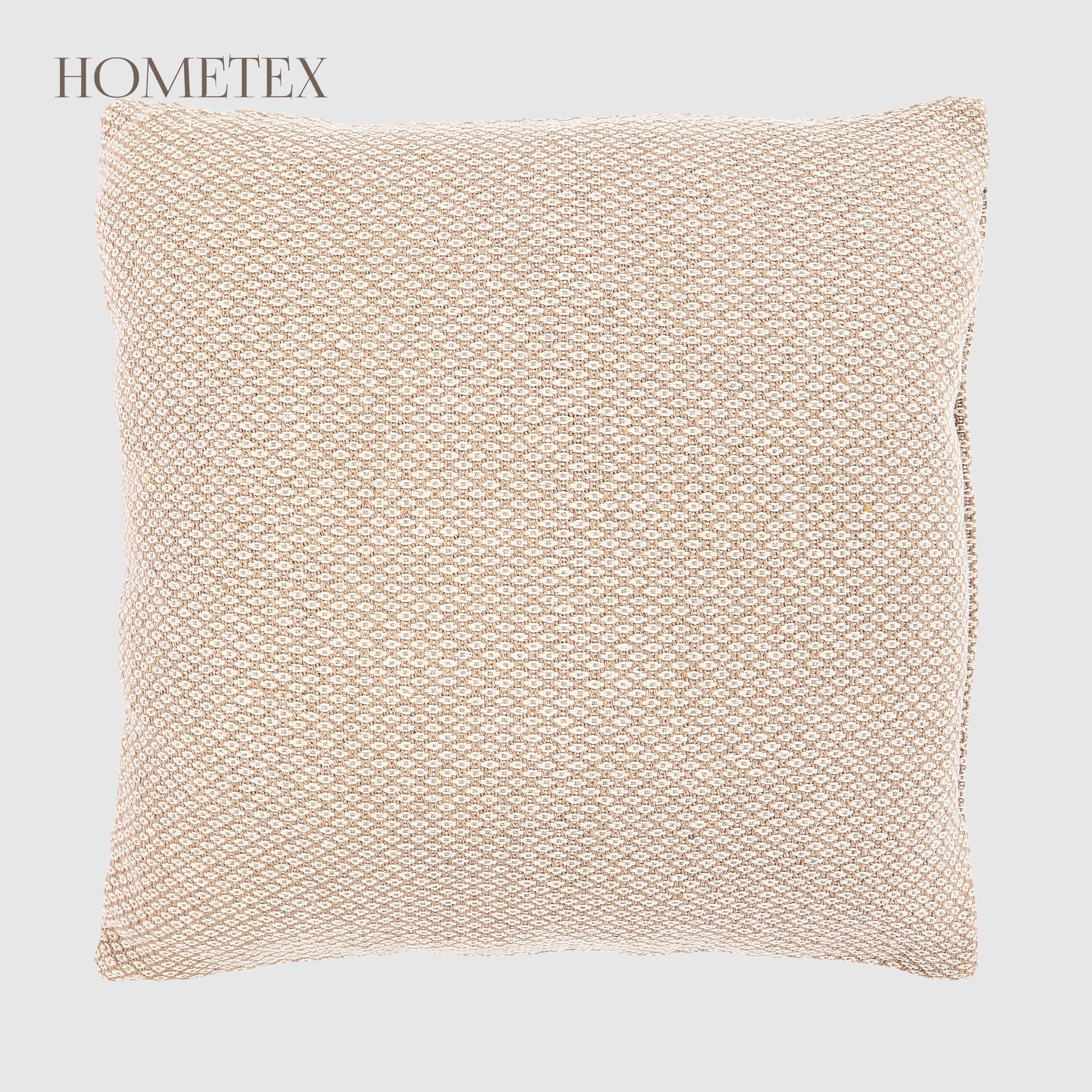 Подушка декоративная Hometex даймонд 45x45 см бежевая