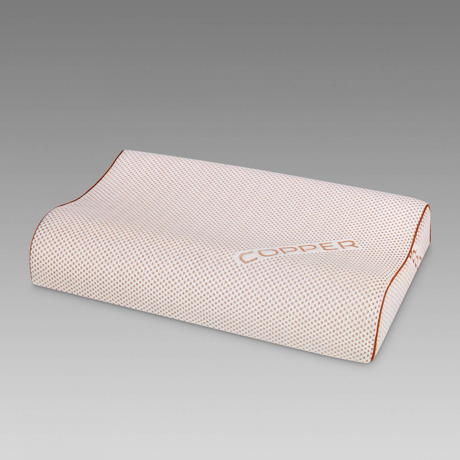 Подушка Togas Купрум ортопедическая 60x40x10/12 см