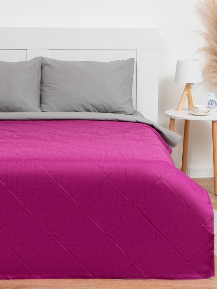 Покрывало 1.5-спальное LoveLife, 150×210±5 см, микрофайбер, сиреневое