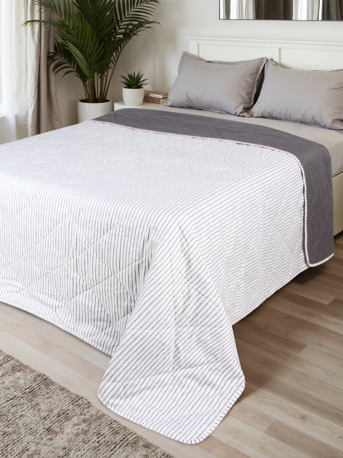 Покрывало LoveLife 2сп Stripes 180×210±5 см, новосатин, 100%п/э