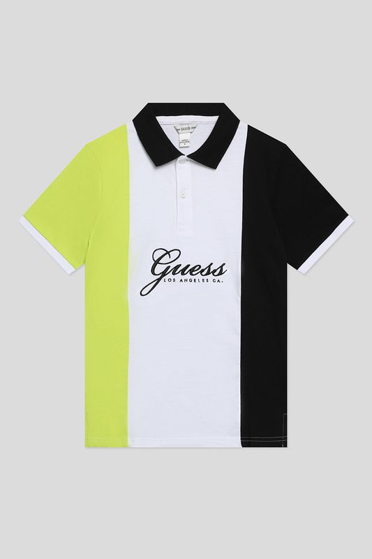 Поло хлопковое с логотипом Guess