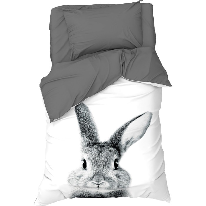 Постельное бельё 1.5-спальное «Этель» Cute rabbit, бязь