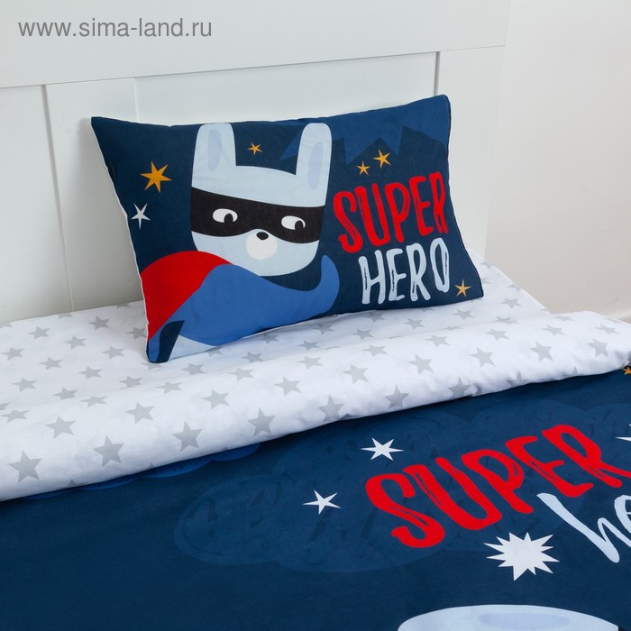 Постельное бельё 1.5-спальное «Этель» Super hero, бязь