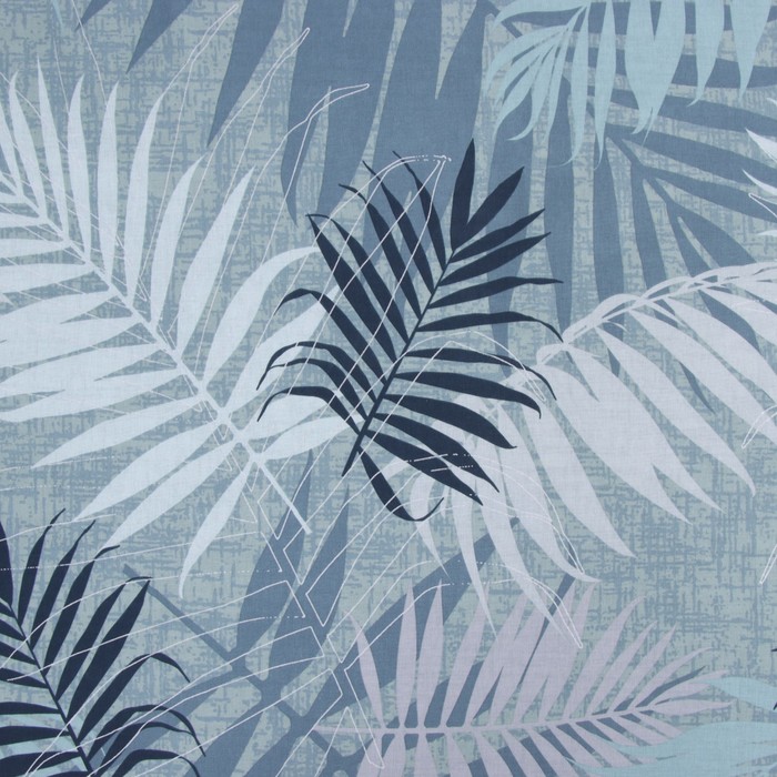 Постельное бельё евро «Этель» Areca palm, поплин