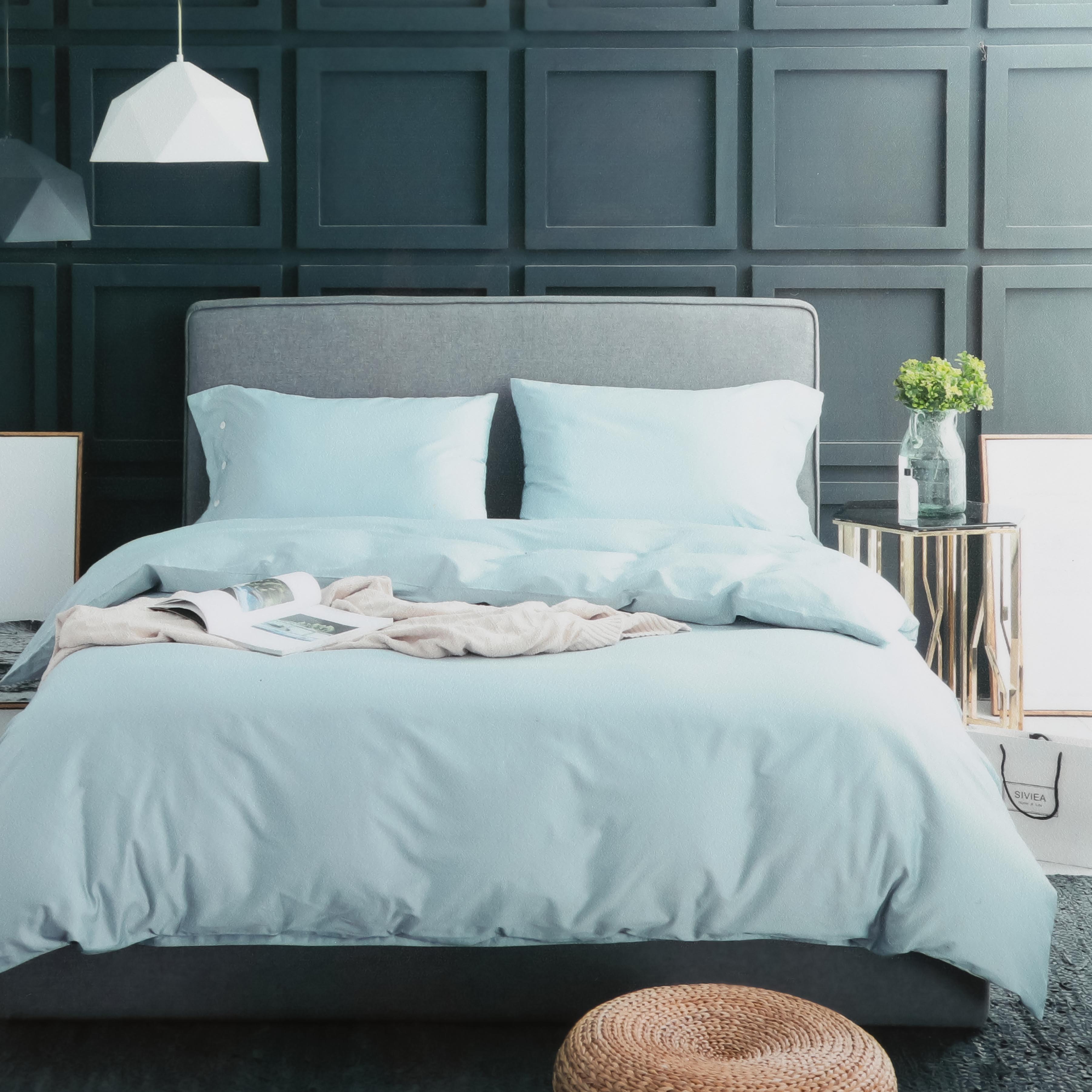 Постельный комплект Wonne Traum elegance pastel blue sky полуторный