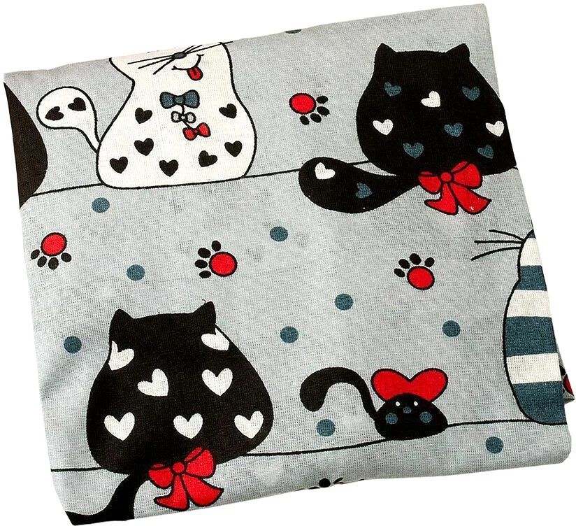 Простыня Amarobaby Котики AMARO-5102-Ko (серый)