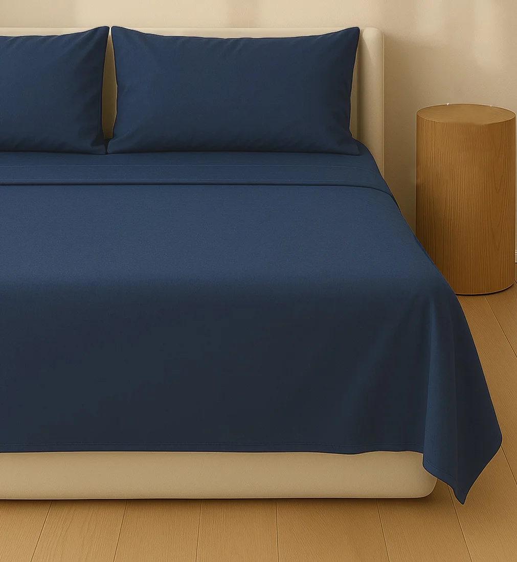 Простыня Sima-Land Percale 10445189 (синий)