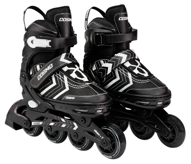 Ролики Cosmoride Freerider черно-белые, р.39-42