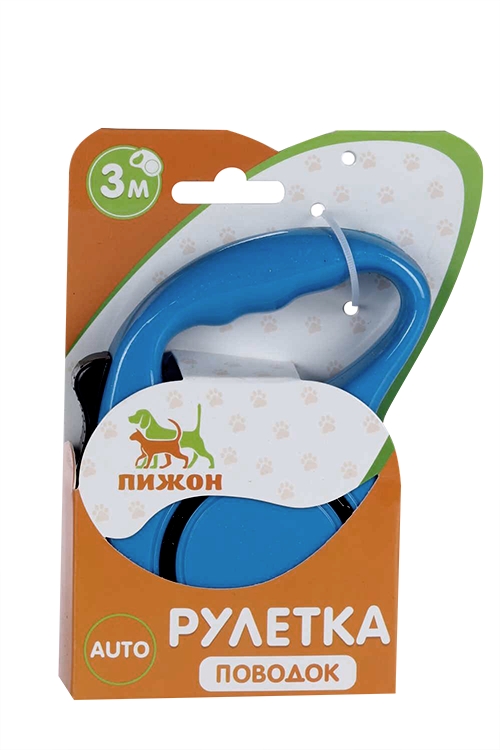 Рулетка эргономичная, 3 м, до 11,5 кг, синяя
