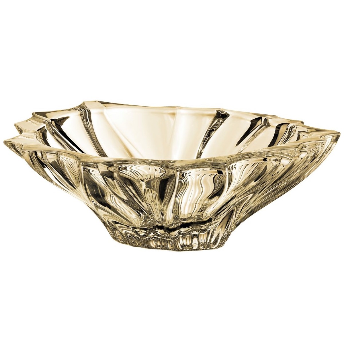 Салатник Aurum-Crystal s.r.o. Plantica амбер 33 см