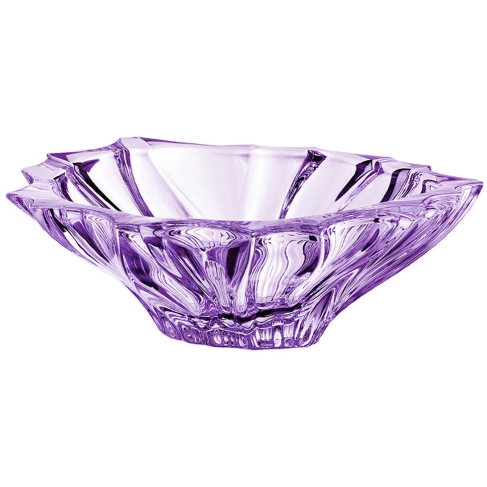 Салатник Aurum-Crystal s.r.o. Plantica фиолетовый 33 см