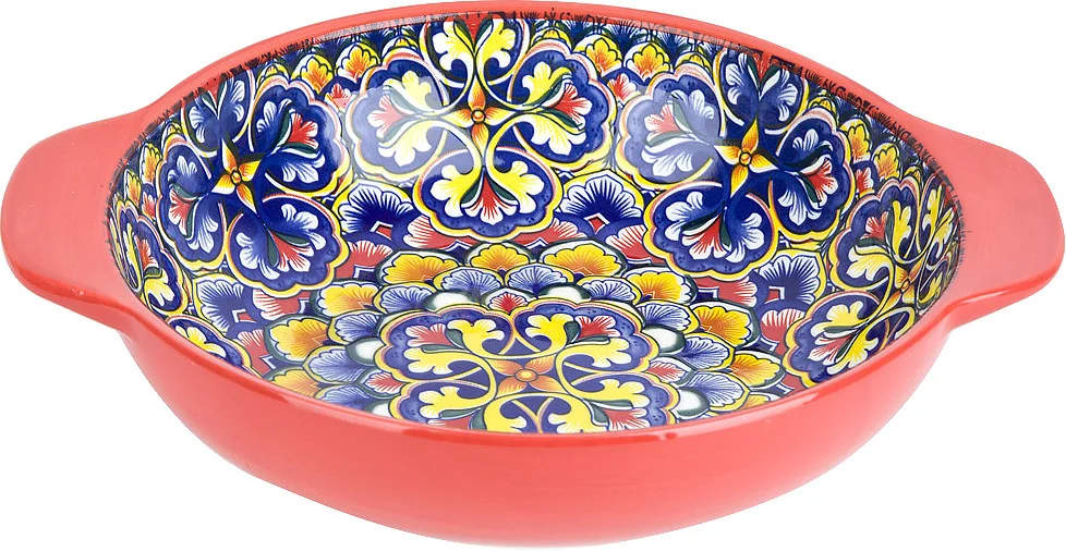 Салатник Nouvelle С ручками Arabesque 0860103 (красный)