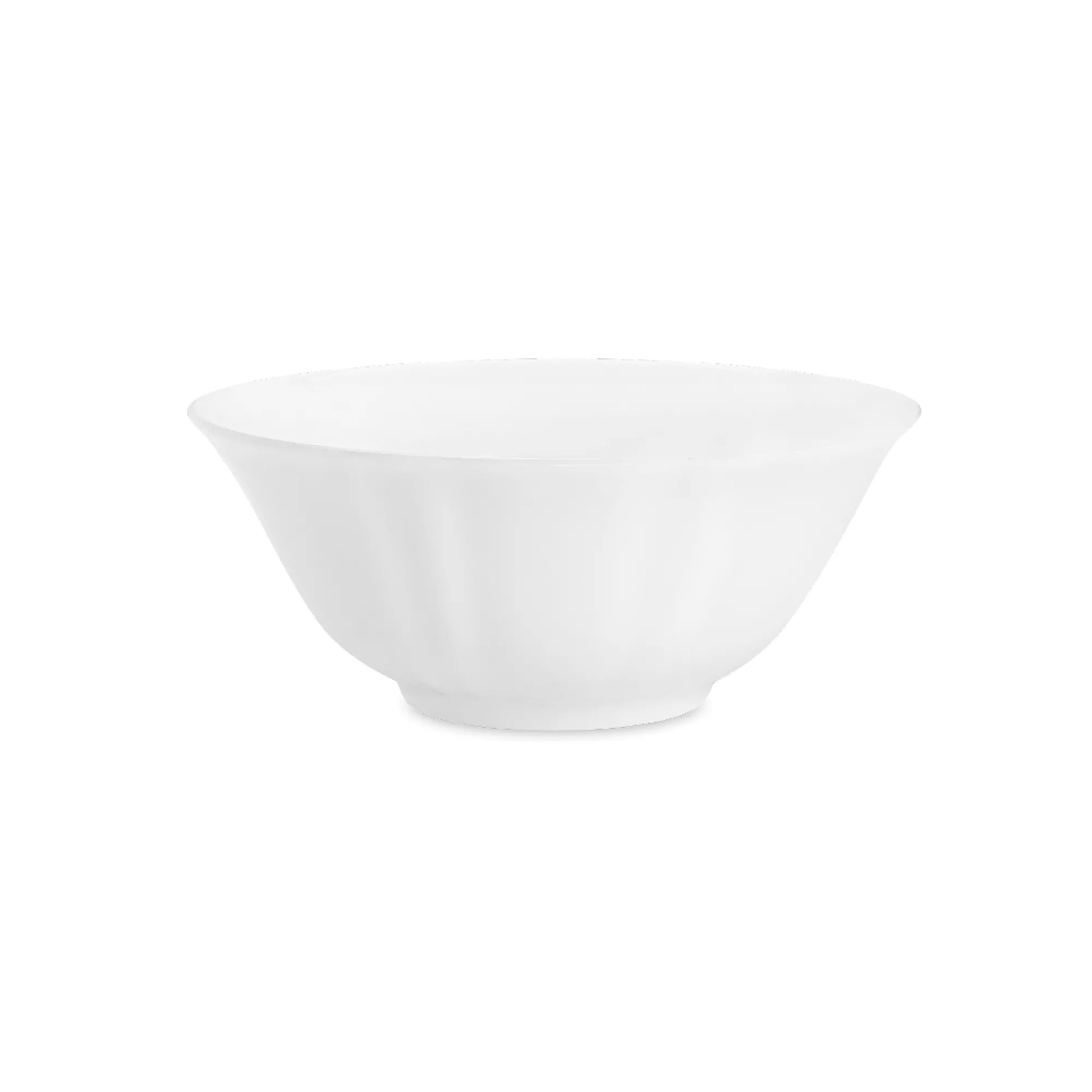 Салатник порционный Anna Lafarg Emily Lotus white, 14х6 см 400 мл, фарфор, белый, AL-1206L-E11