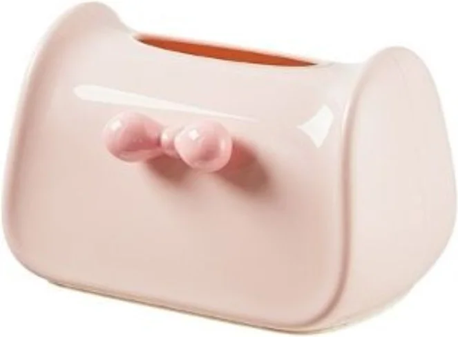 Салфетница ILikeGift Glossy bow 6926-01 (pink)