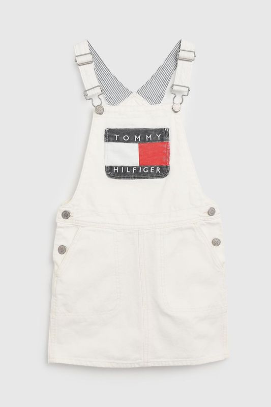 Сарафан джинсовый на лямках с логотипом Tommy Hilfiger