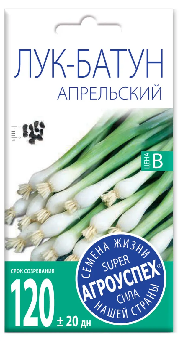 Семена Агроуспех Лук-батун Апрельский, 1 г