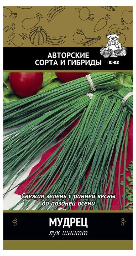 Семена Лук шнитт Поиск Мудрец, 0,5 г