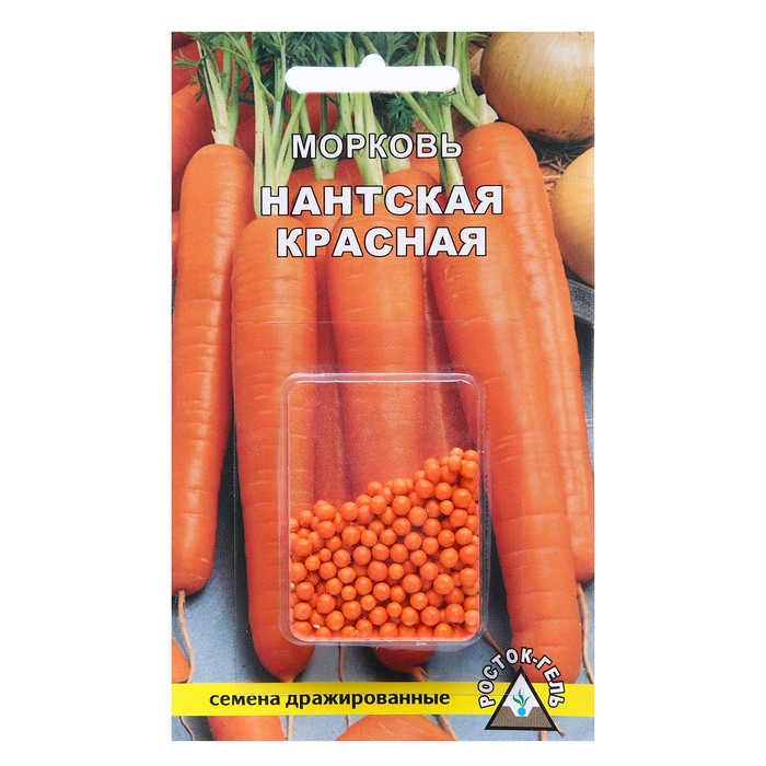 Семена Морковь «НАНТСКАЯ КРАСНАЯ», драже, 300 шт.