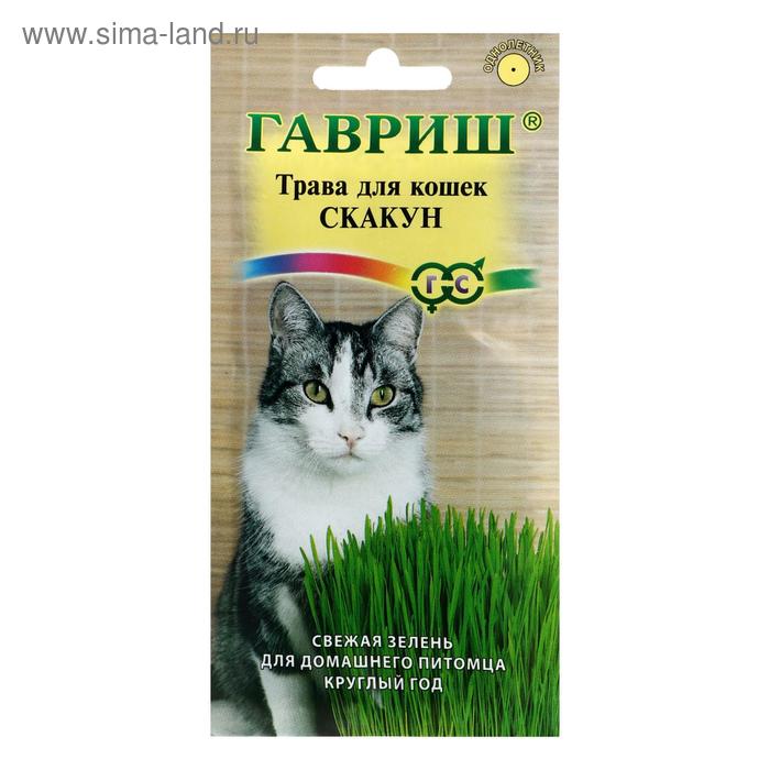 Семена Трава для кошек «Скакун», 10 г, «Гавриш»
