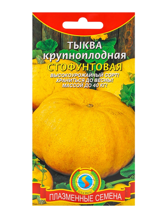 Семена Тыква крупноплодная "Стофунтовая", 2 г