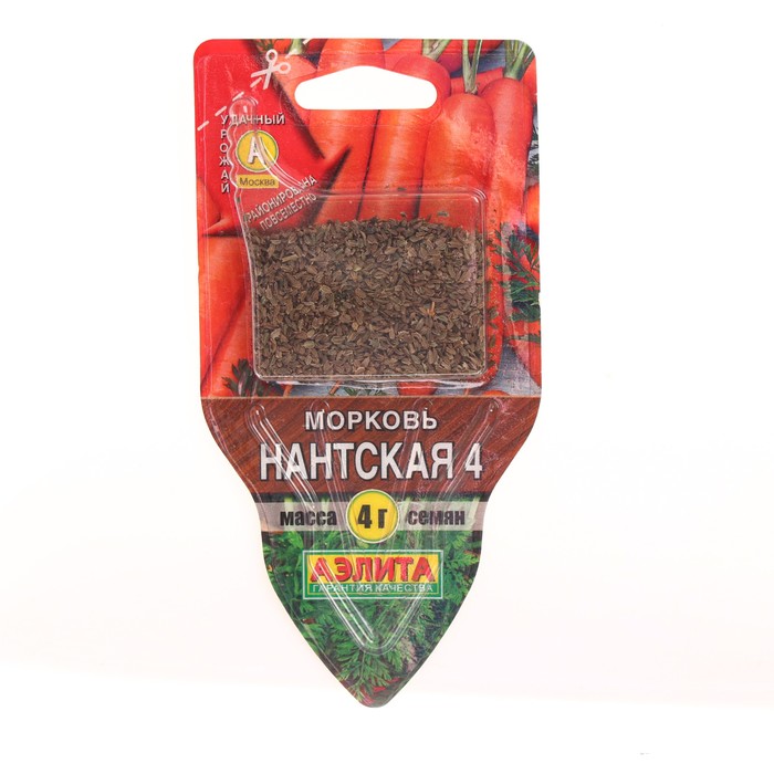Семена в сеялке Морковь «Нантская 4», 4 г, «Аэлита»