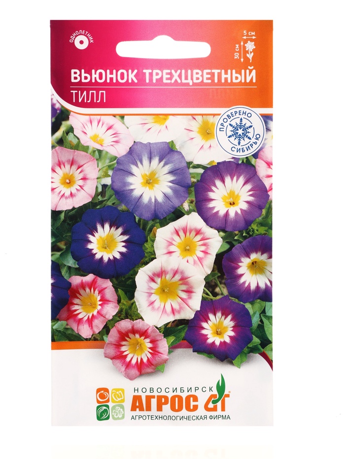 Семена Вьюнок трехцветный «Тилл», 0.5 г, «Агрос»