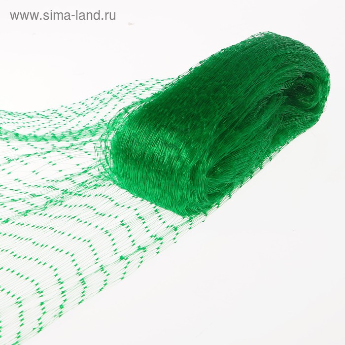 Сетка садовая, 2×5 м, ячейка 1.5×1.5 см, пластиковая, зелёная, Greengo
