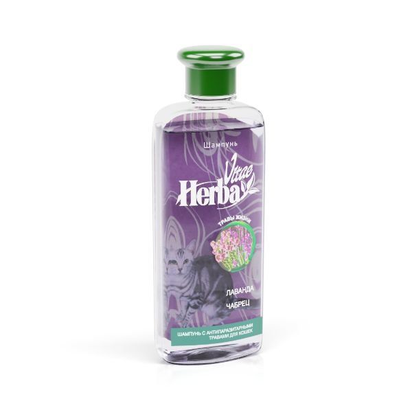 Шампунь для кошек антипаразитарный Herba Vitae 250мл