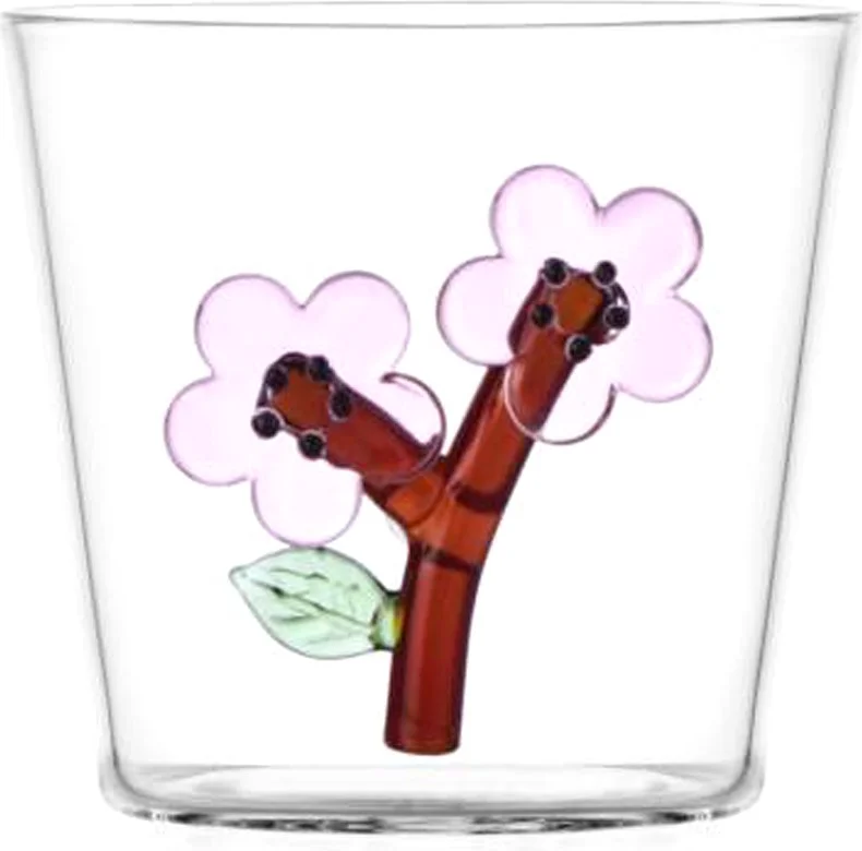 Стакан для воды и напитков Ichendorf Milano Botanica 09354271 (персиковые цветы)