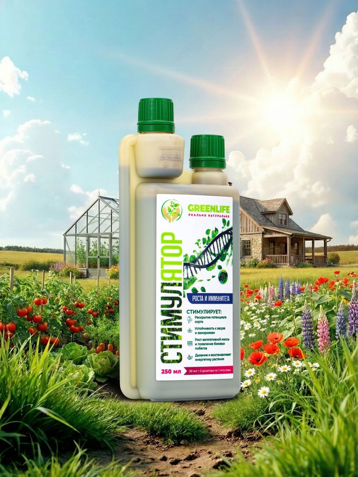Стимулятор роста и иммунитета Greenlife, 250 мл