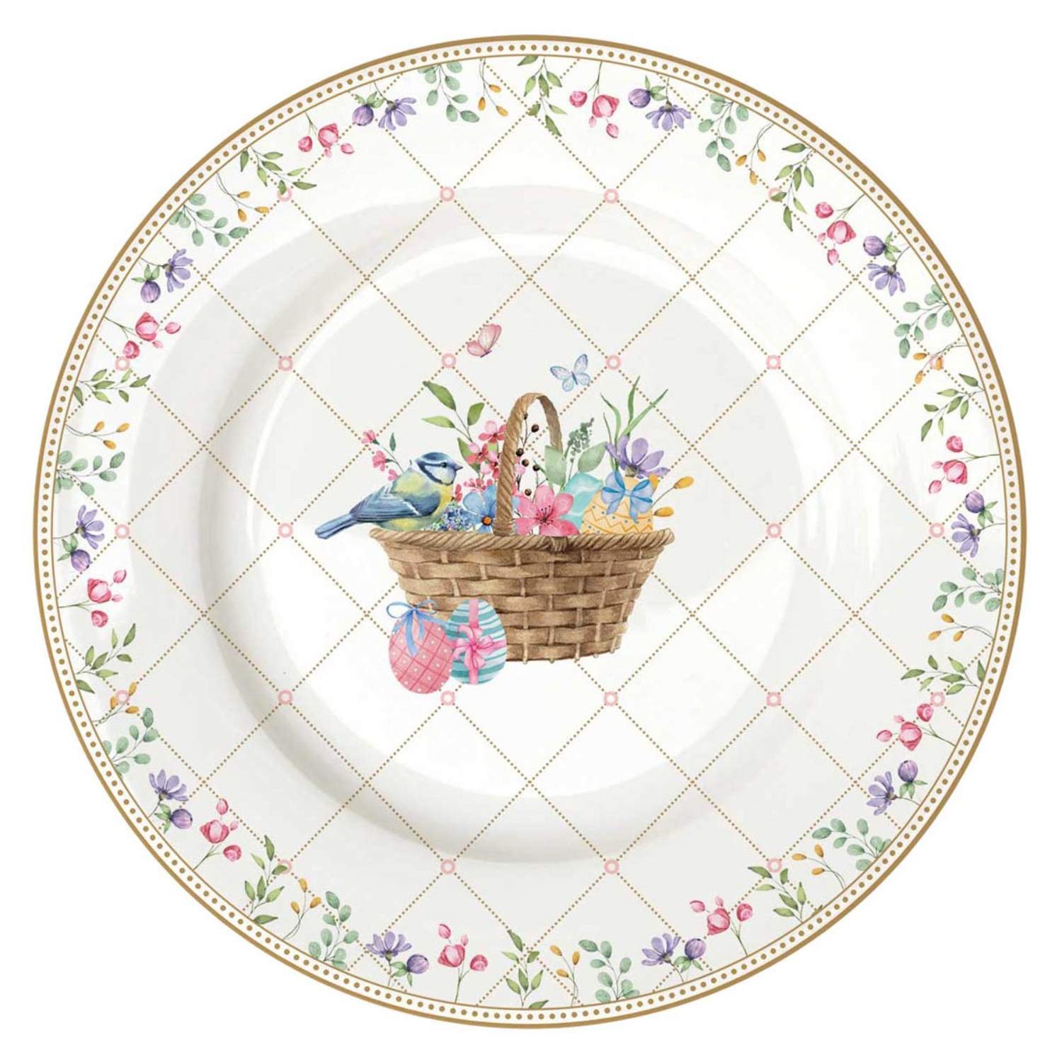 Тарелка Easy life Spring Bloom десертная 19 см