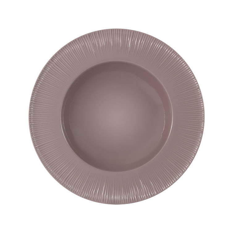 Тарелка суповая Home & Style Какао 24 см