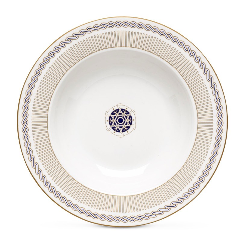 Тарелка суповая Pozzi Milano 1876 Corallo 21,5 см