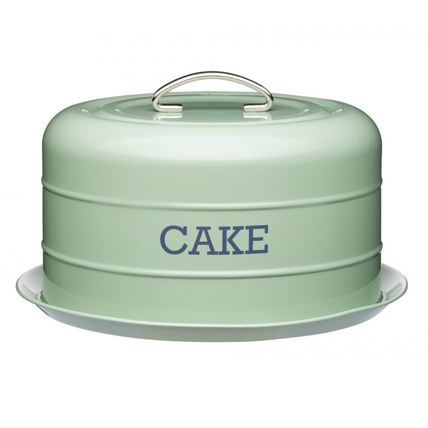 Тортовница Kitchen Craft Living Nostalgia green